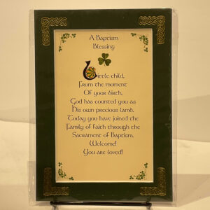 Baptism Blessing Little Child 5x7 #8