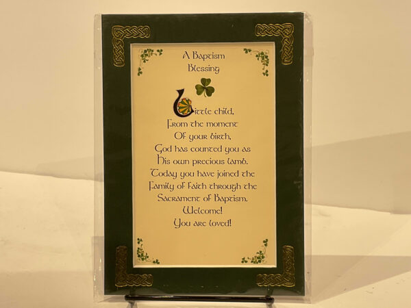 Baptism Blessing Little Child 5x7 #8