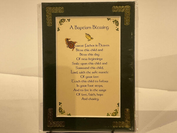 Baptism Blessing Dearest Father 5x7 #7
