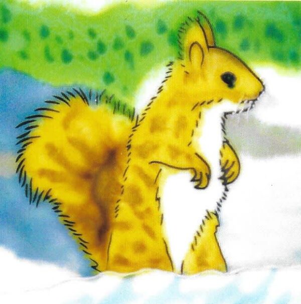 Tile Squirrel Alert 4x4