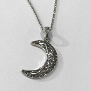 Necklace Marcasite Moon Anu1312