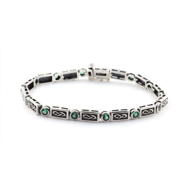 Bracelet Tennis Wide Grn ANU4025G-CZ