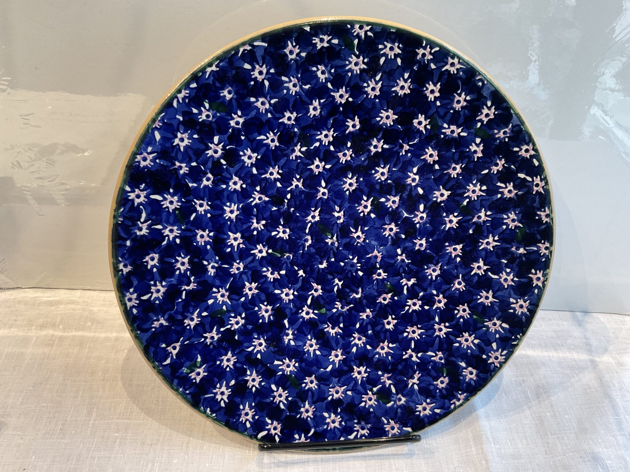 Plate Everyday 23.5 Lawn Dark Blue
